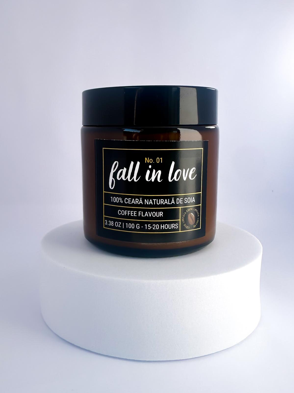 Fall in Love No. 01 – Lumânare parfumată cu aromă de cafea