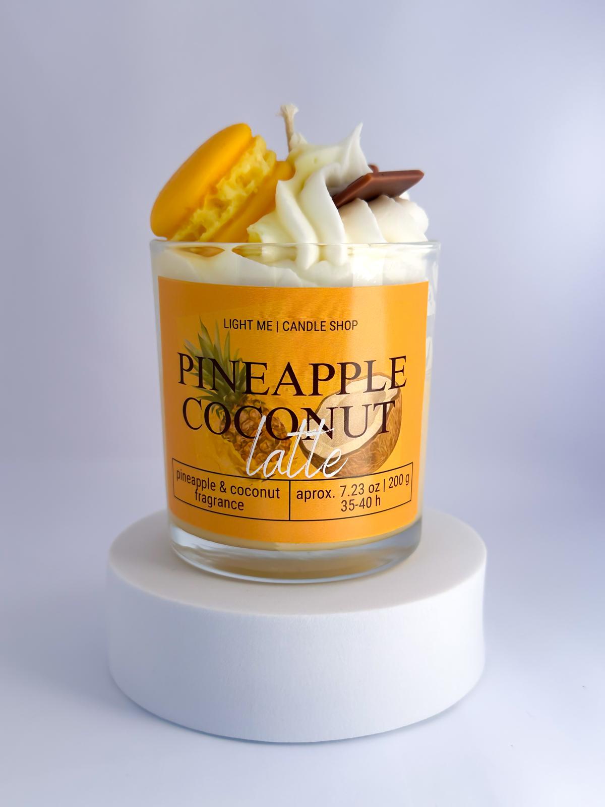 Pineapple Coconut – Lumânare parfumată | Candle Latte