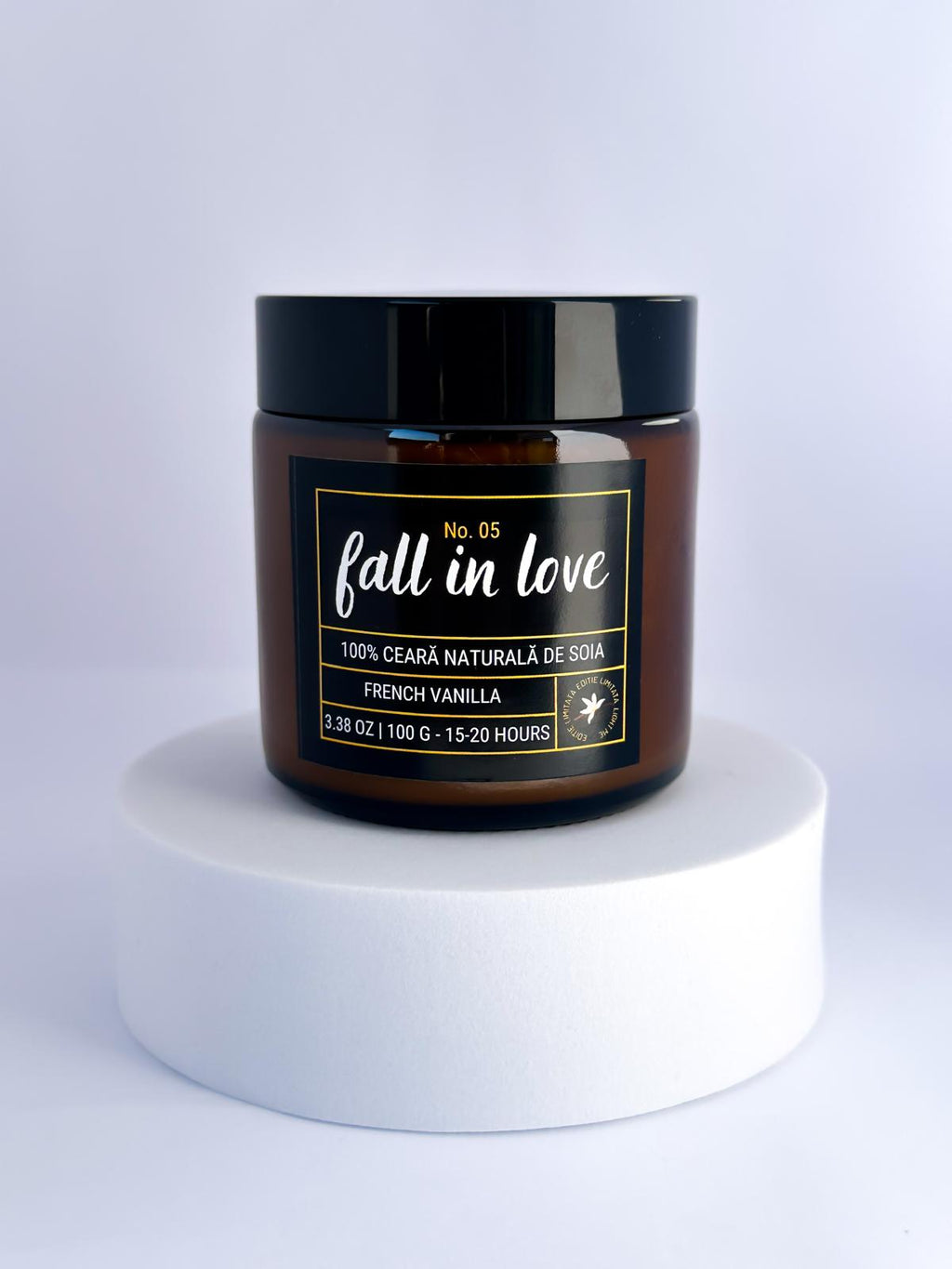Fall in Love No. 05 – Lumânare parfumată cu vanilie franțuzească