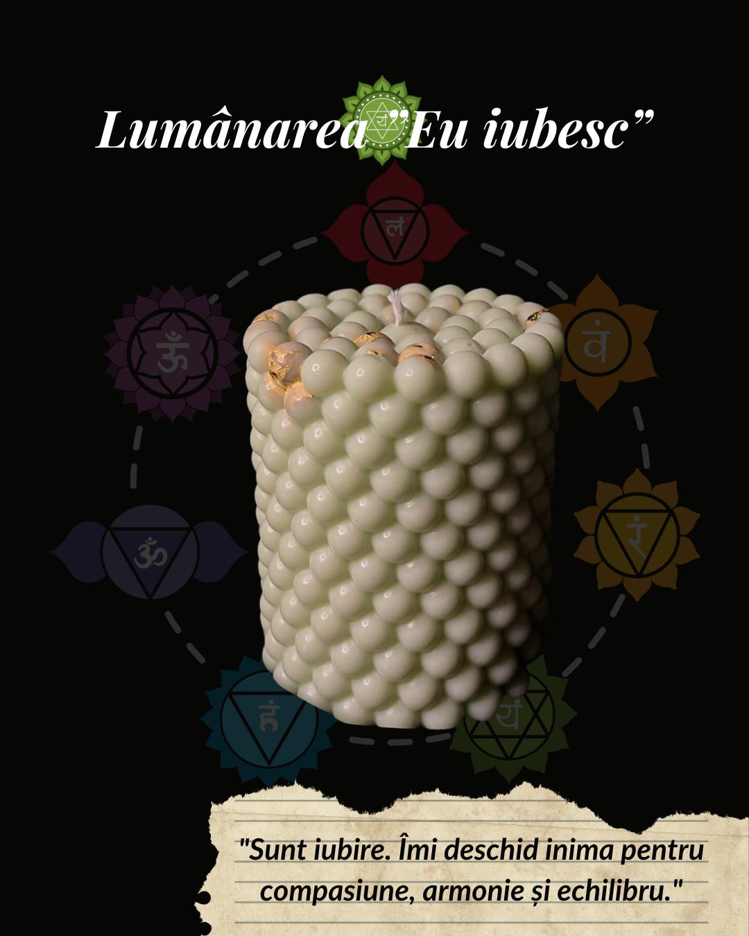 Chakra No.4 – Lumânare Chakra „Eu Iubesc”