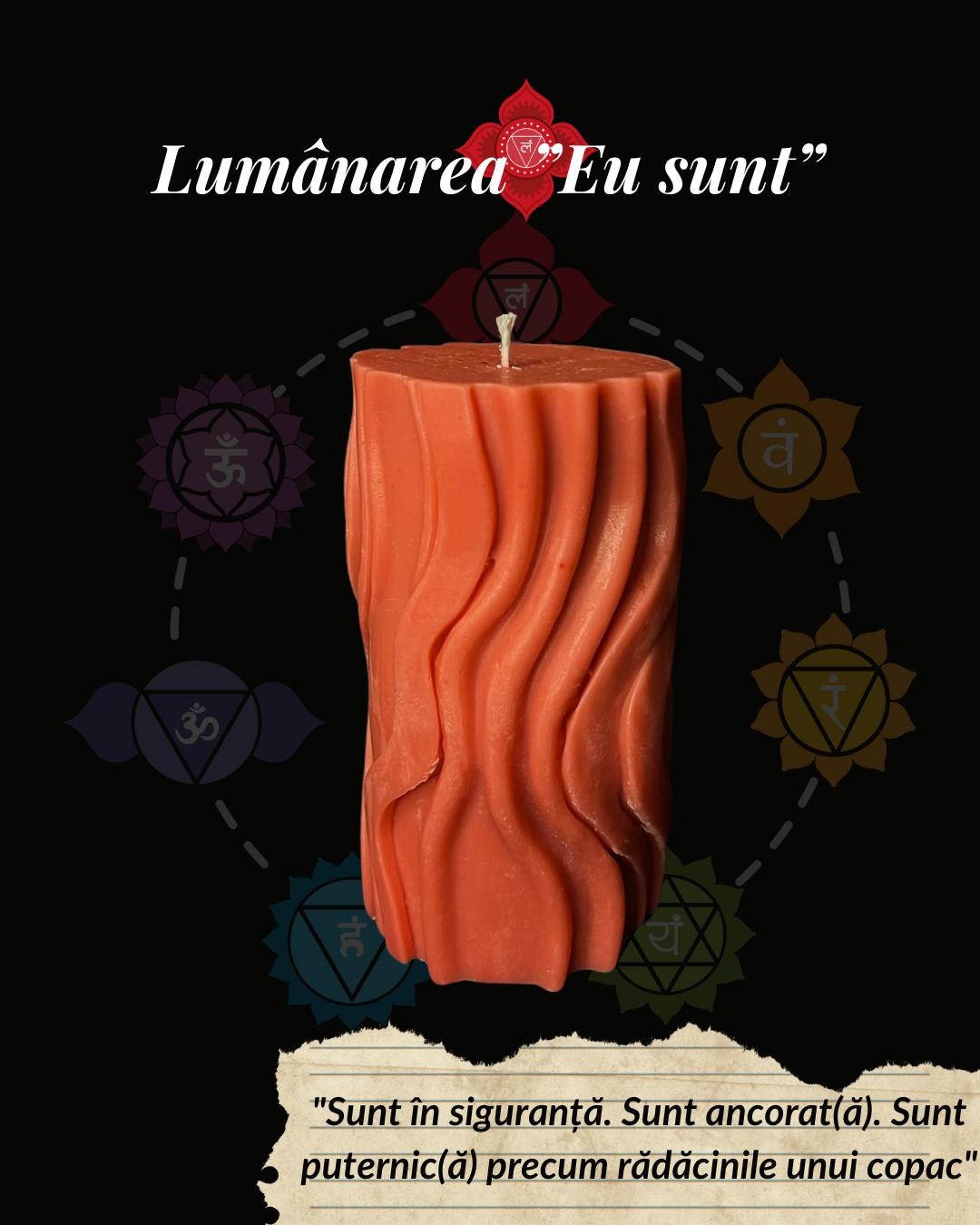 Chakra No.1 – Lumânare Chakra "Eu Sunt"