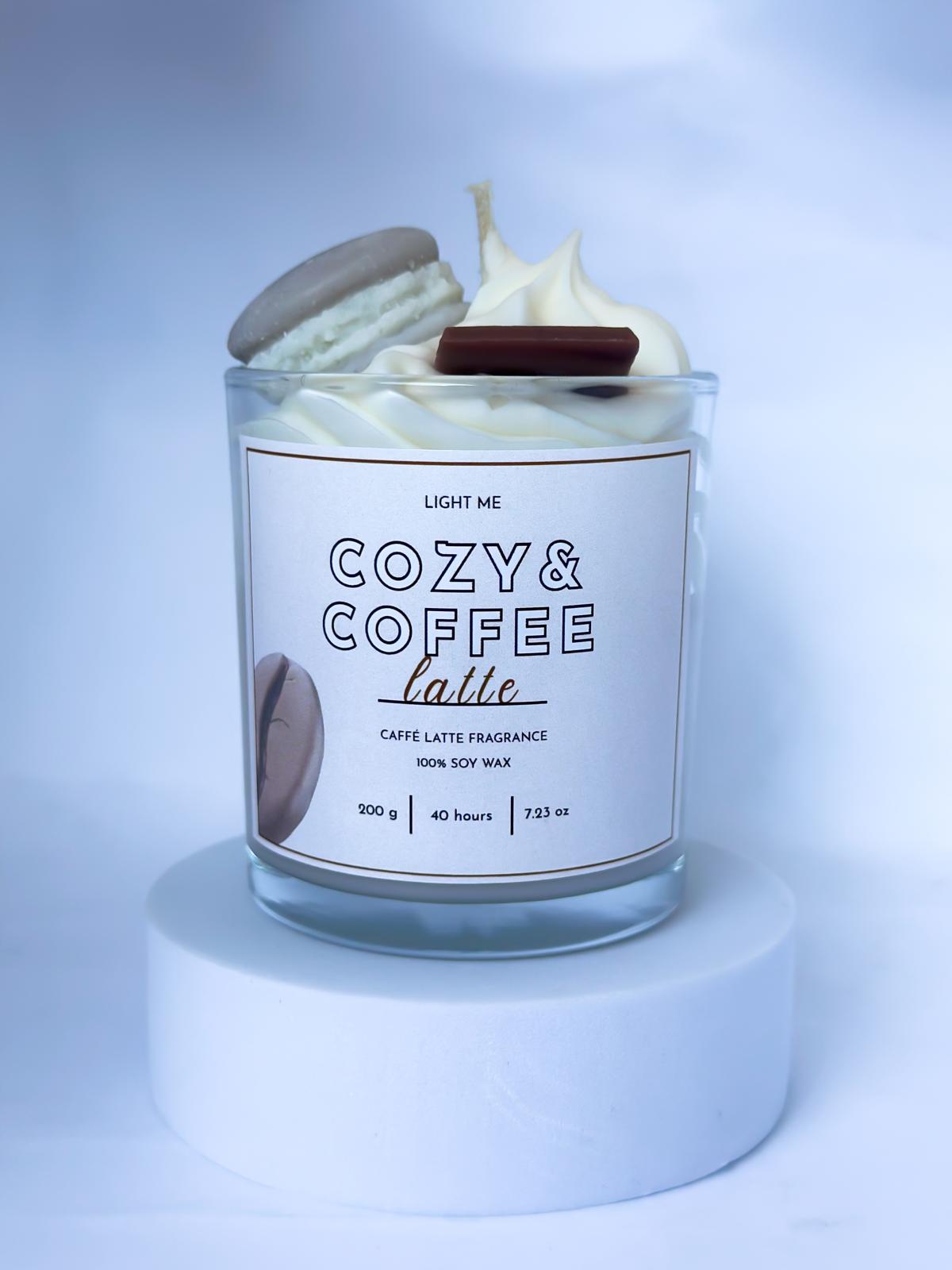 Cozy & Coffee - Lumânare Parfumată | Candle Latte